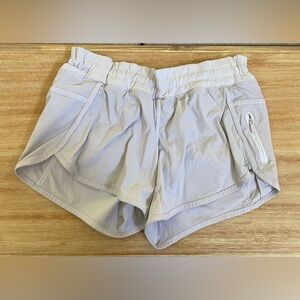 White lululemon shorts
